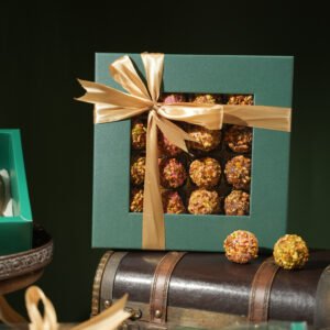 Pistachio Chocolate Date Truffles Celebration Box