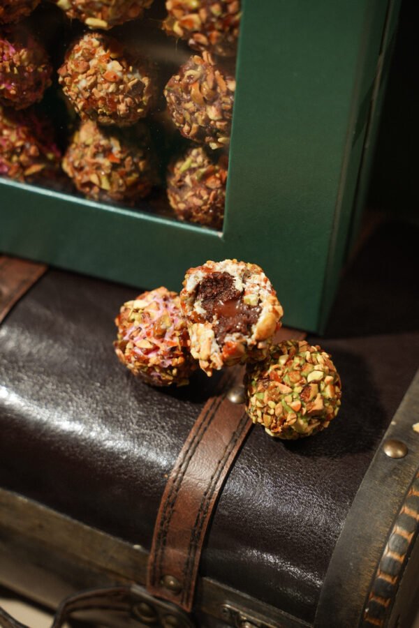 Bistro Feb 2026-89 Pistachio Chocolate Date Truffles Celebration Box